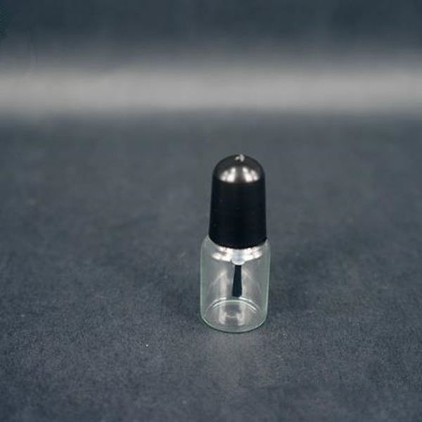 

capacity 3ml wholesale d16*h41cm tube empty nail polish bottle with black lid