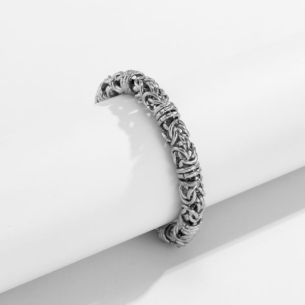 

bracelet men's trendy simple and generous steel minority design girls', Black