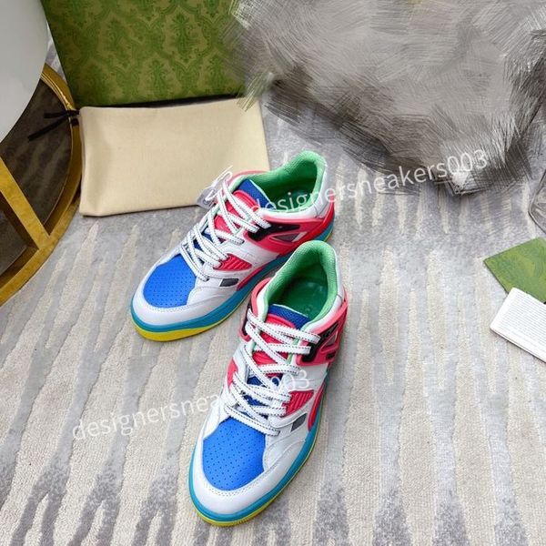 

2022 sneakers designer skate sneaker casual shoes men women shoe lace nappa calfskin, Black