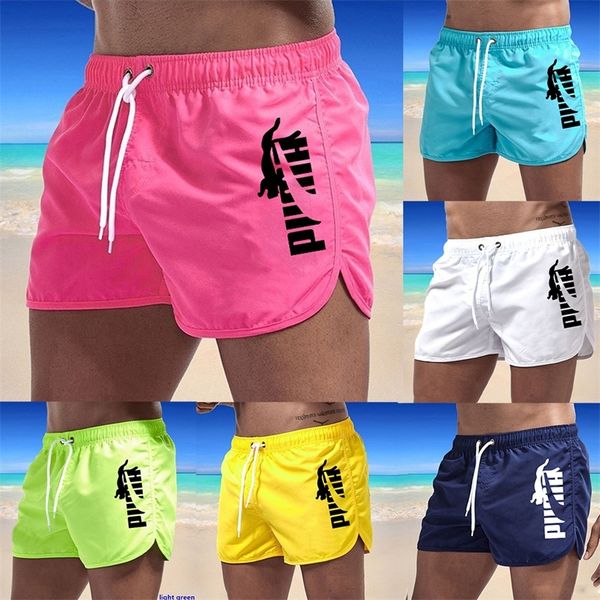 

men's shorts gym fitness running sports short pants male bodybuilding training weightlifting sweatpants summer swimsuits 220425