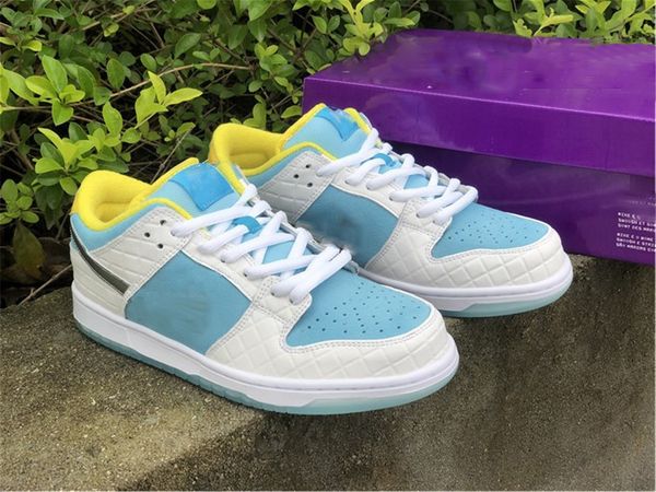 

authentic ftc low women men basketball shoes white lagoon pulse metallic silver speed yellow dh7687-400 sports sneakers with