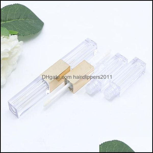 

empty double head lip gloss tubes sides clear lipstick packaging container diy makeup balm packing bottles f3561 drop delivery 2021 other he