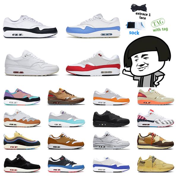 

2022 new running shoes 1s man and woman noise aqua monarch sean wotherspoon curry dark teal green black gum kiss of death cha