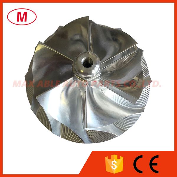 

gta4718 95.00/117.57mm 6+6 blades turbocharger turbo billet compressor wheel/aluminum 2618/milling wheel for cartridge/chra/core