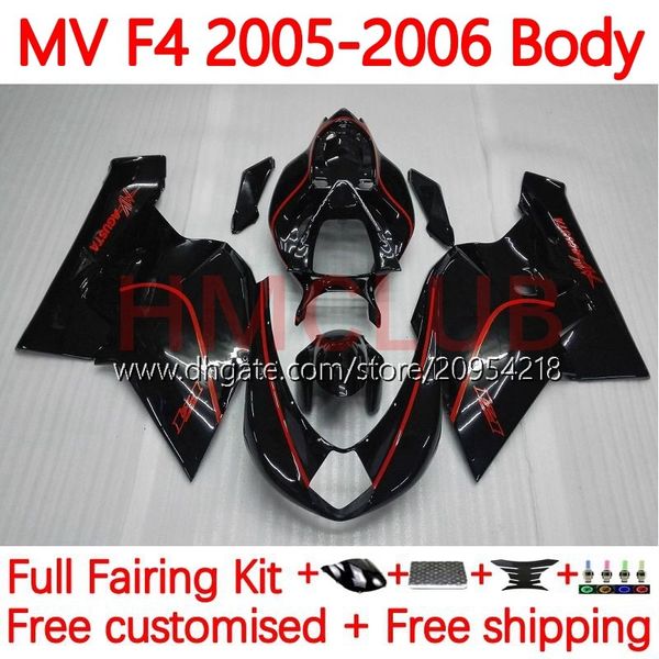 MV Agusta F4 R312 750S 750 1000 R CC S 1000CC 05-06 gövdeye 154No.4 312 1078 S 1+1 312R 750R 1000R Cowling 2005 2006 MA MV F4 05 06 OEM Fairings Kırmızı Çizgi