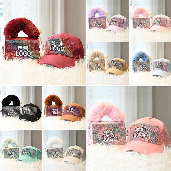 

mini bags ny purse handbags fashion crossbody bag fur and hat set