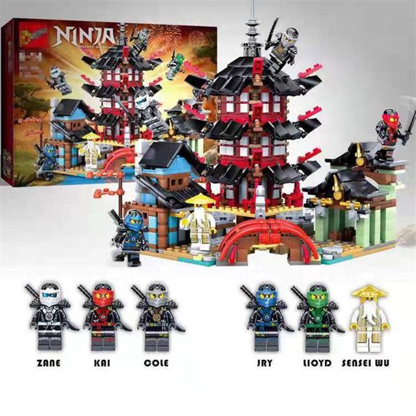 

airjitzu ninjagoes temple - diamond building blocks compatible with classic263f