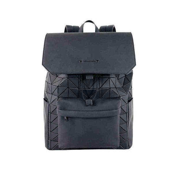 

handbag lingge double shoulder foreskin female work travel backpack high end bundle mouth computer bag male student schoolbag 0722