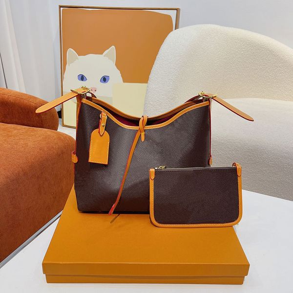 

2022 bag designer bags crossbody shoulder bags luxury high quality straps carry all color lady purse genuine leather Composite Bag 2 pieces