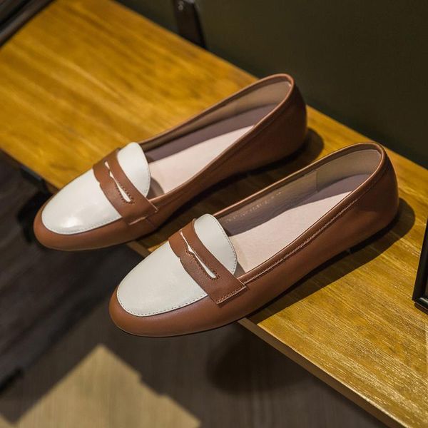 Sandalen Schuhe Frau Slip Auf Espadrilles Weibliche Bequemes Fahren Wohnungen Echtes Leder Handgemachte Espadrille Damen MokassinsSandalen