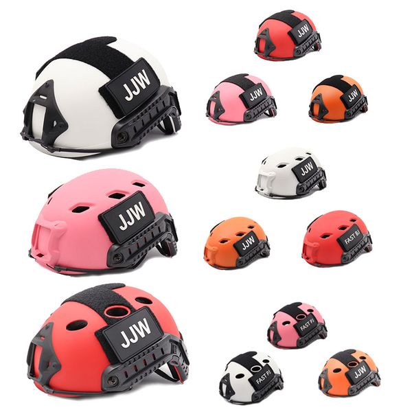 Tiroteio capacete t￡tico FAST CRIANￇAS CAPACIDADE CAPACIONAL CS EQUIPAMENTO CS AirSoft Paintabll Prote￧￣o da cabe￧a Engrenagem NO01-066