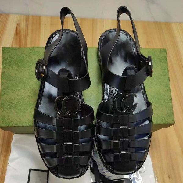 

basketball shoes sandals ladies slippers designer tide brand sandals summer men women couples flat beach shoes candy color 35/45 ooo9