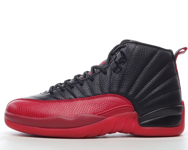 

shoes jumpman 12 flu game basketball 12s black varsity red true luxurys designers sneakers size 13 ship