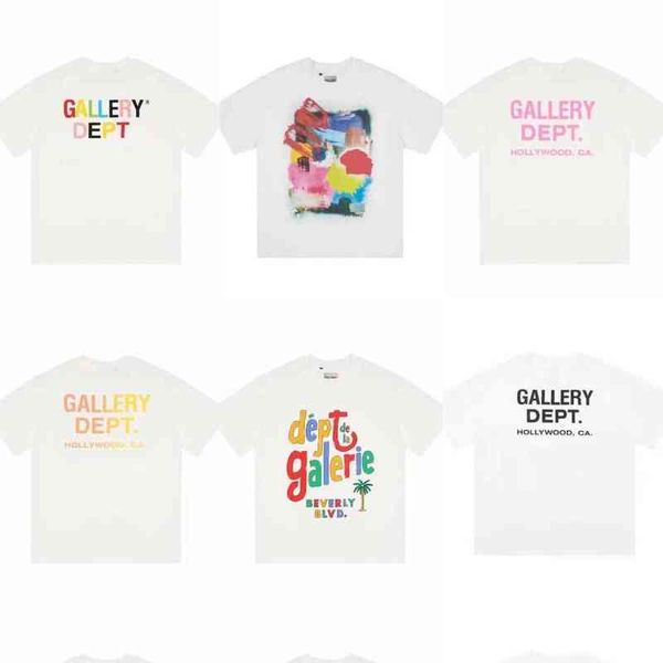 

fashion t shirs galleryes couples shir vinage seven color leered prin crew neck loose men's and women's shor sleeves tee, White;black
