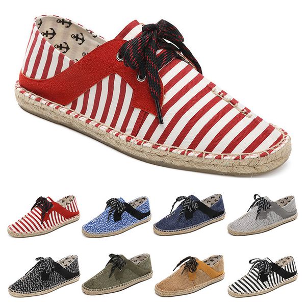 

breathable shoes new straw rope hemp 2023 canvas mens womens big size 36-44 eur fashion breathable comfortable black white green casual446