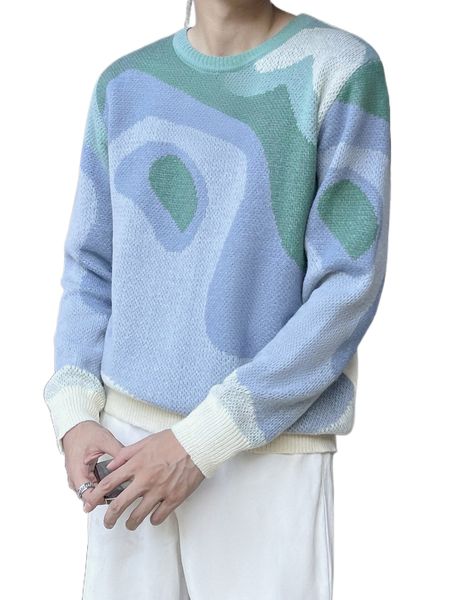 

men color-block sweater o4pf#, White;black