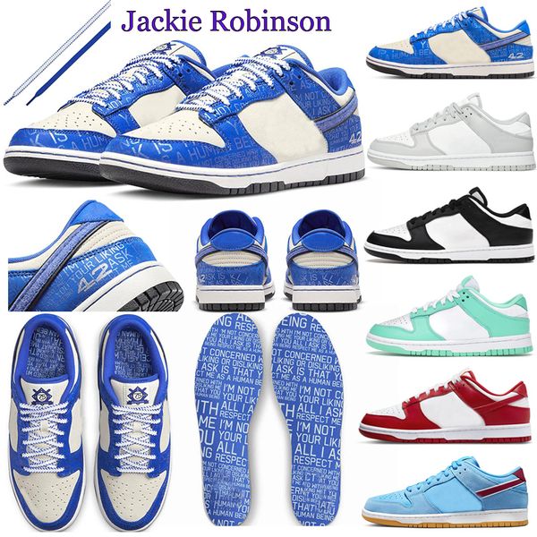 

2023 with box jackie robinson running shoes for men women designer teal zea grey fog gym red black white mens trainers sports sneakers