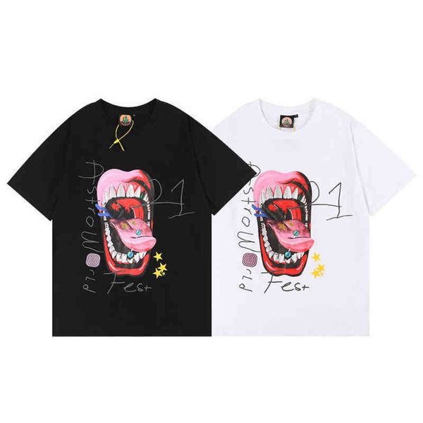 

designer travis t shirt european american fashion peripheral mens and womens lovers cotton oversized vintage black white plain angel scott t, White;black