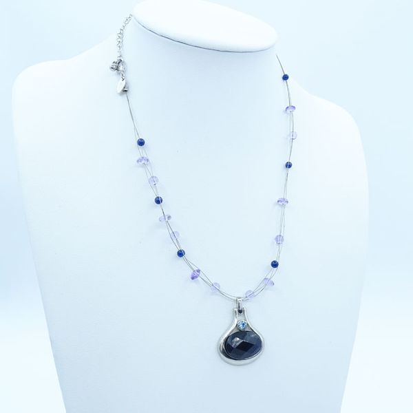 

sapphire necklace small jewelry wholesale undertake accessories orders, Silver