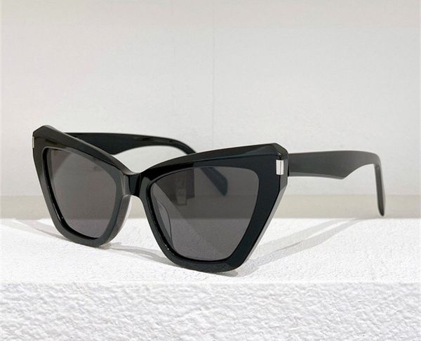 

luxury trend designer 466 sunglasses for women vintage fashion personality cat eye shape glasses summer unique avant-garde style anti-ultrav, White;black