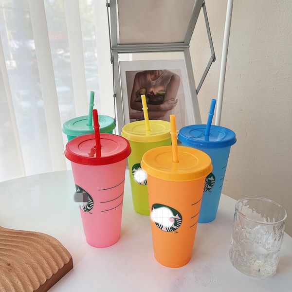 

starbucks fashion mermaid goddess mugs tumbler gift lid reusable clear drinking