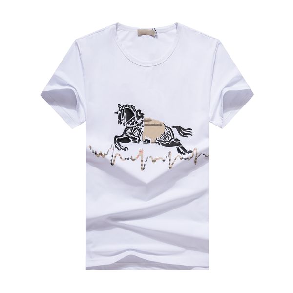 

famous mens t shirt letter print round neck short sleeve black white fashion men women teesfd115zsdg118sqafwssz12, White;black