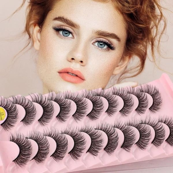 

dd curl 10-23mm russian lashes 3d mink eyelashes reusable fluffy false eyelashes extensions