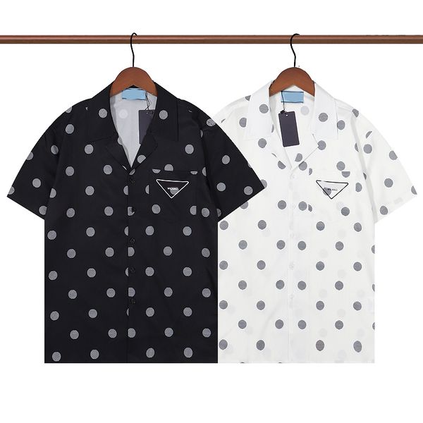 

men's casual shirts spring and summer new high grade cotton printing short sleeve round neck panel t-shirt sizem-l-xl-xxl-xxxl color bl, White;black