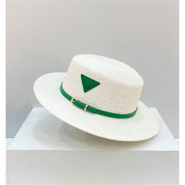 

net red tide brand with the same wide-brimmed hat beach flat female spring and summer sunscreen fashion dress british couple t300z, Blue;gray