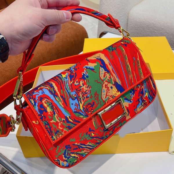 

baguette bag totes cloth metallic crossbody luxury designer brand fashion shoulder bags handbags women letter purse phone bag wallet