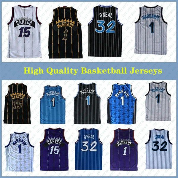 

high-quality 32 o'neal jersey penny 15 carter jerseys tracy 1 mcgrady jerseys stitched college shirts mens vince 1 hardaway shirt baske, Black