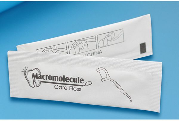 

individually packaged dental floss sticks oral hygiene