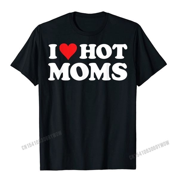 

i love moms tshirt funny red heart t shirt men casualprinted t shirt dominant cotton mens t shirts 220624, White;black