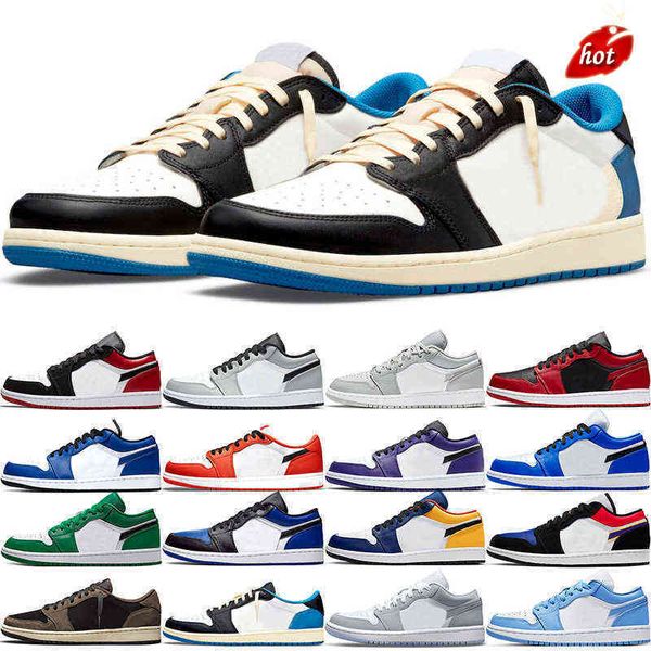 

1 low 1s basketball shoes men women obsidian dark mocha unc wolf grey white camo black toe court purple game royal mens trainers