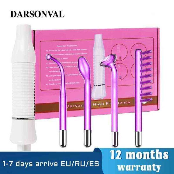 

face care devices apparatus high frequency facial machine for hair electrotherapy wand argon treatment acne d'arsonval skin 0727