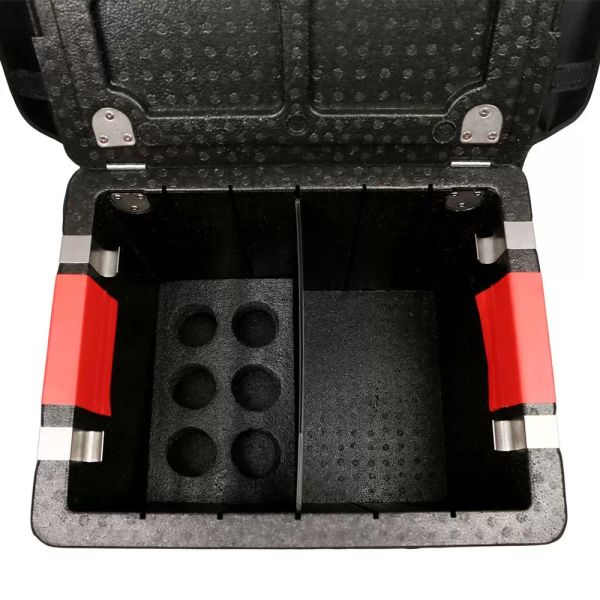 

hard shell epp insulated bag insulation refrigeration fresh shoulder bags pack suitcase camping travel car bike ice box waterproof takeaway
