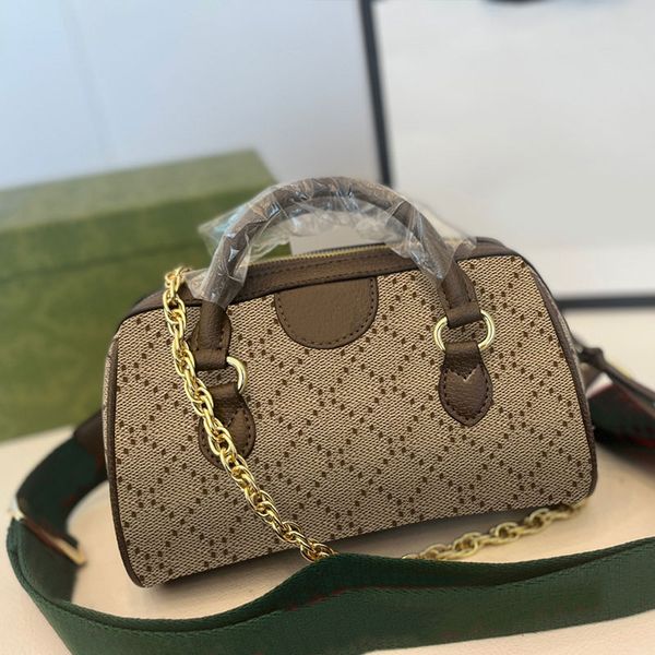 

pillow bag women handbag purse tote handbags wide canvas shoulder strap classic letter prints genuine leather crossbody handbag interior zip