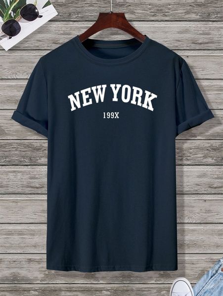 

men letter graphic short sleeve tee n88w#, White;black