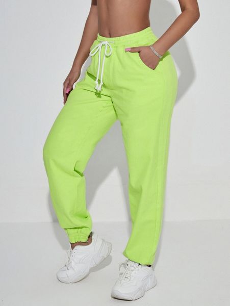 

sxy drawstring waist jogger jeans p3ns#, Blue