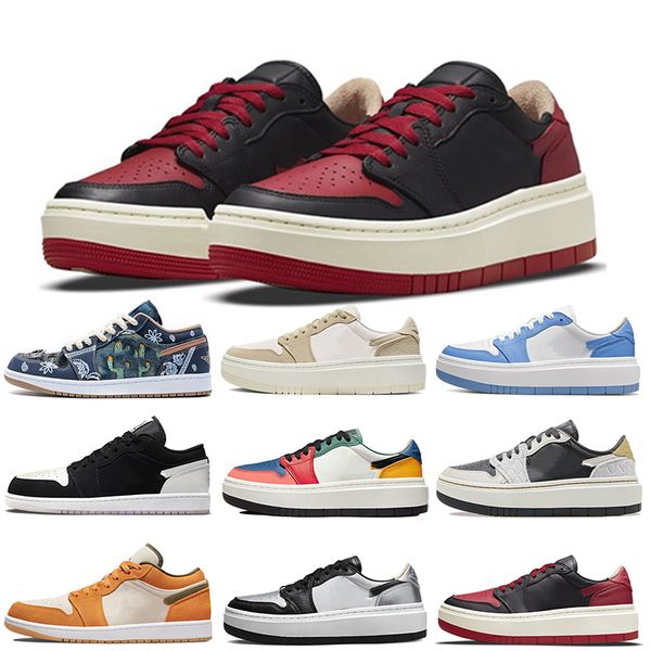 

jumpman elevate low se bred wmns men women basketball shoes designer light smoke ceramic onyx multi color university blue outdoor sneakers s