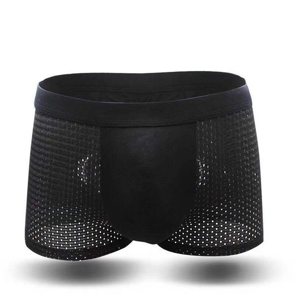 

black colors mesh men boxers underwear shorts 220712, Black;white