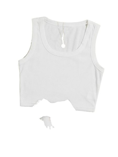

plus scoop neck tank k4vu#, Black
