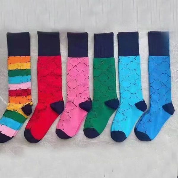 

luxury stocking designer mens womens socks wool stockings senior streets comfortable knee leg sock, Black