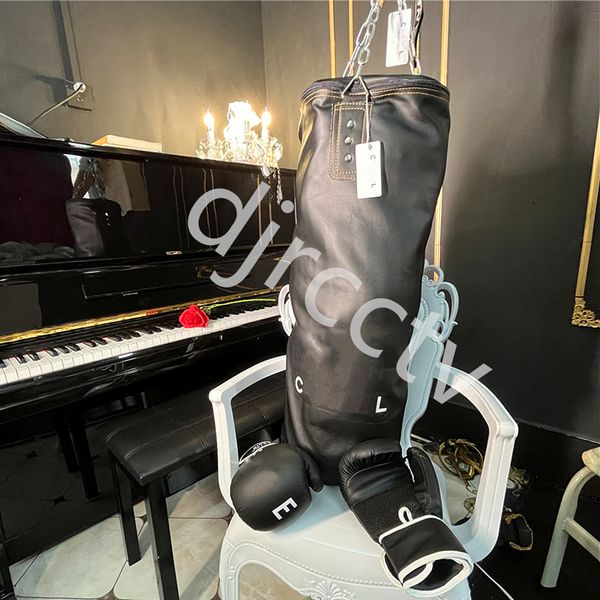 

channel boxing gloves leather sand bag black limited edition vintage retro style size playing sandbags parry mens womens fight training sand