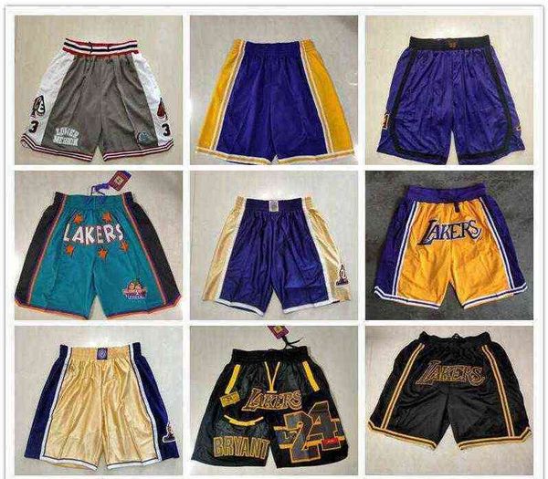 

los angeles''lakers''men throwback basketball shorts pocket red black, White;black