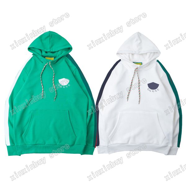 

22ss men women designer sweatshirts hoodies embroidery print letter casual fashion men green white s-xl, Black