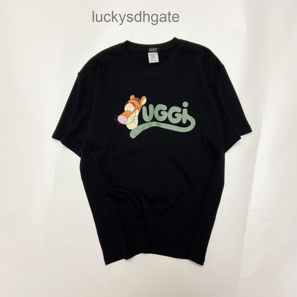 

designer t shirt and shirts 2022 european t-shirt short sleeve loose cartoon round neck fashion temperament black 280g cotton z2hz cezf, White