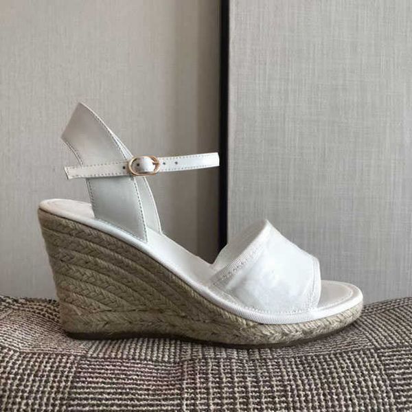

2021 made slope heel handmade women's sandals grade flat bottom multicolor open toe quality fashionable outdoor wedge size 35-41, Black