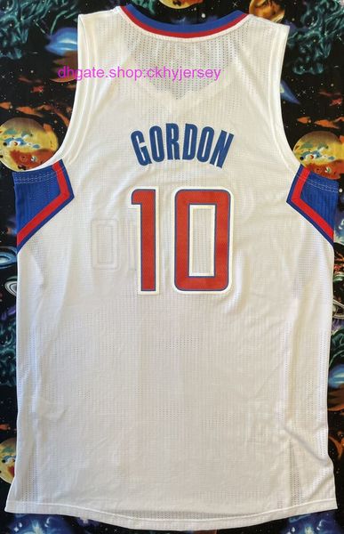 

lac stitched authentic eric gordon basketball jersey mens kids throwback jerseys, Black