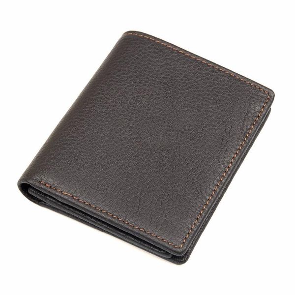 Brieftaschen J.M.D 100% Produkt Erste Schicht Rindsleder Kurze Zwei-Falten-Geldbörse Klassischer Kartenhalter für Männer 8184QWallets